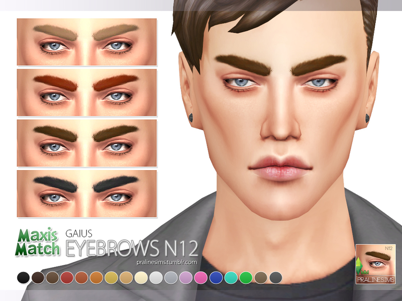 maxis match eyebrows sims 4 tumblr